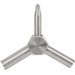 Cl� � valve triangulaire universelle en acier inoxydable pour outil de tir multifonction