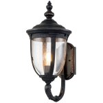 Cleveland lanterne murale d'ext�rieur bronze patin�, ip44 - elstead