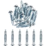 Clips de cheville en m�tal m5 x 37 (paquet de 25) extensions de pl�tre - zinc passiv�, r�sistant � la ...