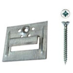 Clips pour lambris n� 4 + pointe acier zingu�