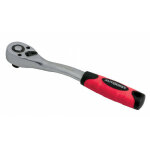 Cliquet rversible 1 / 4, longueur 125 mm, cv, satin, manche ergonomique 72 dents autobest