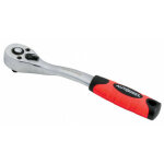 Cliquet rversible 3 / 8, longueur 150 mm, cv, satin, manche ergonomique 72 dents autobest