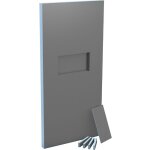 Wedi ? cloison xl sanwell 2500x900x100mm ? niche int�gr�e 600x300mm ? polystyr�ne �tanche pour espaces ...