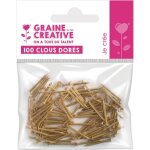 Clou dor� pour string art tableau de fil tendu x100