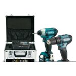 Makita clx228smx1 combo hp333d + td110d 12vmax cxt (2 batteries et chargeur)