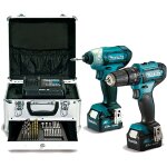 Makita clx228smx1 combo hp333d + td110d 12vmax cxt (2 batteries et chargeur)
