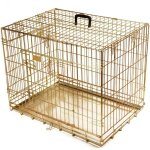 Cm 78x55x61 h cage: cages m�talliques pliantes pour chiens et chats avec ouverture double face et fond ...