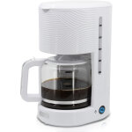Cm1171wht elegance cafeti�re filtre 10 tasses machine � caf�, filtre r�utilisable 1, 25l 1000w blanc ...