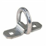 Coavas - anneau d'amarrage en acier zingu� avec visserie, anneaux d'arrimage avec pivot - acier zingu� ...