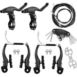 Coavas - kit de freins de v�lo pour la plupart des v�los, vtt, freins hybrides avant et arri�re universels ...