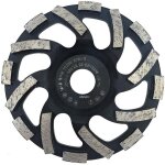 Coavas - meule � b�ton diamant�e 5 pouces, meule diamant�e pour le polissage et le nettoyage des surfaces ...