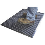 Coba europe - rev�tement de sol du poste de travail tapis fini l900xl600x�p. 15 mm noir polyur�thane