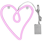 Coeur n�on lumi�re double alimentation r�tro ip45 tanche led n�on lampe pour salon saint valentin f�te ...