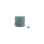 Bobine de cordon poly tress� 5 mm 200 mts blanc / vert