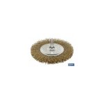 Brosse circulaire ondul�e 6x�38 a. laiton plaqu� 0. 3mm