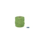 Cordon tress hippie vert / noir 3mm x 25 m