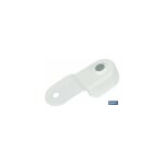 Support de barre de garde - robe blanc Support de barre de garde - robe blanc