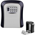 Vurahome - coffre - fort � cl�s avec combinaison � 4 chiffres, serrure � combinaison �tanche en m�tal ...