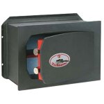 Technosafe - coffre - fort � emmurer � fermeture � cl� double panneton, 2 p�nes, 9l, 21x34x20 cm