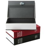 Mediawave store - coffre - fort en forme de livre 26, 5 x 6, 5 x 20 cm coffre - fort avec cl�s