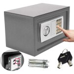 Coffre - fort num�rique de 8, 5 l - petit coffre - fort �lectronique avec code pin et cl� - ignifuge ...