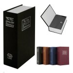 Coffre - fort pour objets de valeur livre porte - monnaie clé métal 114x80x45 mm Coffre - fort pour objets de valeur livre porte - monnaie clé métal 114x80x45 mm