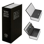 Coffre - fort rg pour objets de valeur livre porte - monnaie clé métal 265x200x65 mm Coffre - fort rg pour objets de valeur livre porte - monnaie clé métal 265x200x65 mm