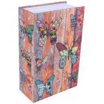 Coffre - fort secret livre pour argent bijoux avec serrure papillon