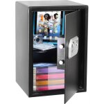 M - e - coffre - fort de scurit en acier st - 50 fp, 42. 5l ouverture empreinte digitale et / ou digicode ...