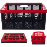 Coffre pliable panier � provisions conteneur pliant 32l grand fort - kadax