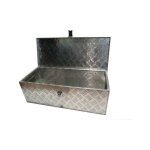 Imline - coffre de rangement en alu 123 x 38 x 38 pour remorque