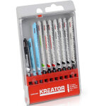 Coffret de 10 lames pour scie sauteuse