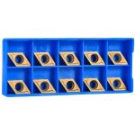 Coffret de 10pcs lames inserts rotatifs forme losange cnc cutters en carbure dcmt11t304 - hm ybc251 outil ...