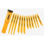Coffret de 12 lames de scie sabre dewalt dt2445 - qz bi - mtal