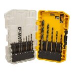 Coffret de 14 forets multi - matriaux dewalt dt70727 - qz black&gold