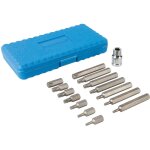 Coffret de 15 embouts torx courts 30mm et longs 75mm de t20 � t55