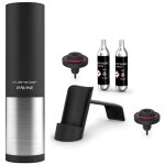 Riviera&bar - coffret 2 bouchons pour vin + 2 cartouches d'argon bvg350