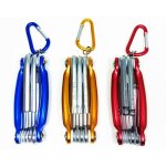 Coffret 24 cl�s pliantes torx creux hexagonales sph�riques � bille