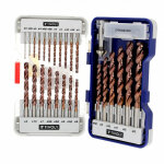 Tivoly - coffret 25 forets mtaux revetus + 1 fraise 90 d. 15 anti - choc