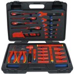 Jbm - coffret 26 outils isoles 1000 volts gs vde et douilles 3 / 8