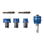 Coffret 3 scies tr�pans bosch 2608900502 power change expert carbure pr�cision m�tal �22 25 32mm