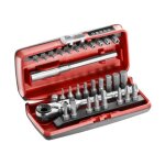 Composition vissage 1 / 4'' avec cliquet compact flex r. 180j31pb - facom