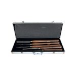 Coffret assortiment 5 outils de tournage acier - leman