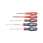 Coffret de 5 tournevis protwist facom at. j5vepb (dont 2 tournevis isol�s 1000v empreintes fente et prozidriv) ...