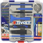 Coffret de 57pcs ouverture / r�paration de smartphone / appareils electriques / electroniques - tivoly ...