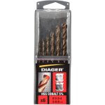 Diager - coffret de 6 forets m�taux cobalt - 706c