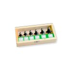 Coffret 6 mches de dfonceuse  arrondir hm r. 3  10 x q. 8 mm - 5480700 - holzprofi