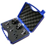 Coffret de 6 tr�pans diamant�s leman m14 gres cerame �6 / 8 / 28 / 35 / 50 / 68