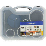 Tivoly - coffret 6pcs scie cloche hm d33 - 83mm pour béton brique Tivoly - coffret 6pcs scie cloche hm d33 - 83mm pour béton brique