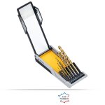 Peugeot psp - coffret de 9 forets mtal hss usage intensif